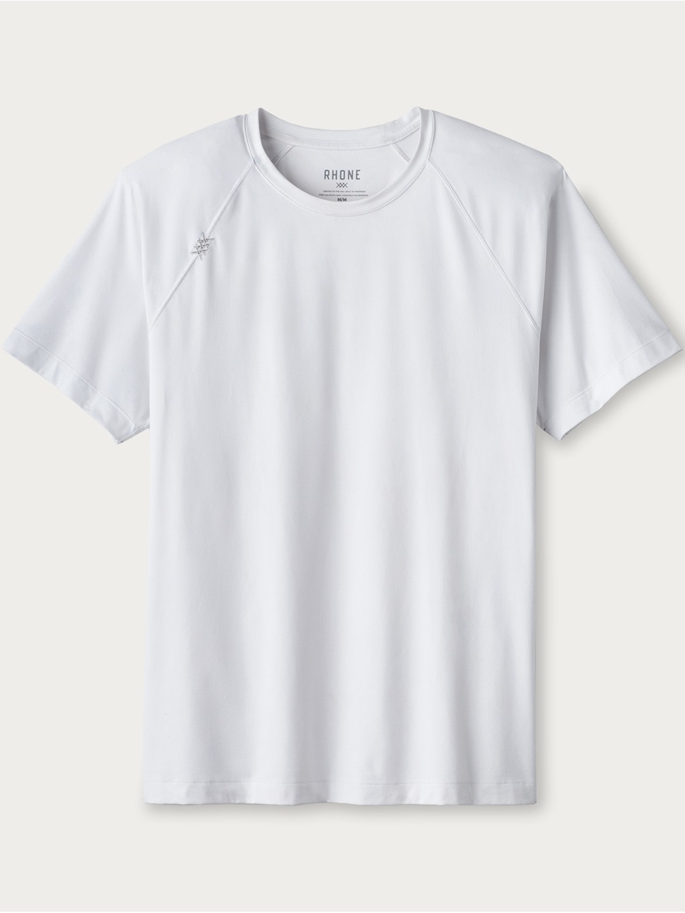 RHONE Men’s White Athleisure Short Sleeve Performance Reign Tee - Picture 2 of 14